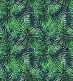 Watercolored Forest Leaves
