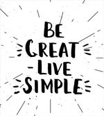 Creative Be Live Simple artwork