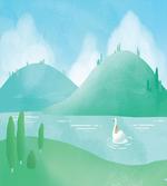 Spring Pastoral Landscape