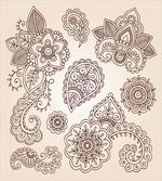 Monochrome Paisley Doodle