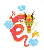 Swirling Clouds Angry Dragon