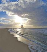 Sailing Shipt Sunset
