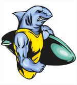 Grumpy Surfer Muscle Body