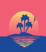 Tropical Land Horizon