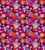 Spring Flowers Retro Style