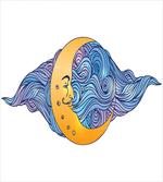 Antique Swirled Cloud