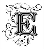 Capitaized Sign Swirls