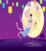 Chinese Woman Cartoon