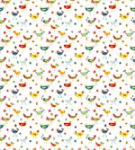 Colorful Chickens and Eggs