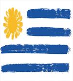 Brush Painting Stroke Flag