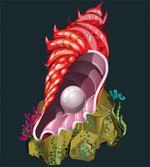 Underwater Shell Stone