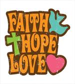 Grunge Faith Hope Words