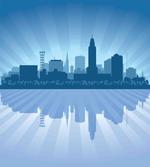 Lincoln City Skyline