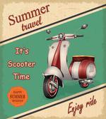 Retro Motorbike Words artwork