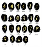 Phoenician Alphabet on Stones artwork