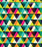 Vibrant Triangles Grunge