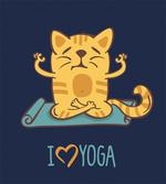 Cat Lotus Position