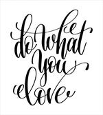 Monochrome Style Lettering