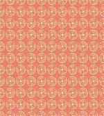 Retro Grapefruit Dot