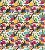 Toucan and Flamingos