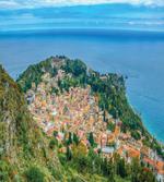 Sea Coast Town Aerial View