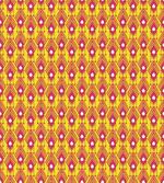 Aztec Culture Motifs on Yellow
