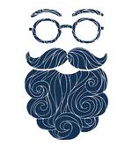 Hipster Fashion Beard Glasses
