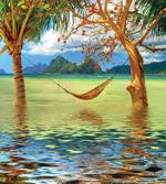 Trees in Tropical Land artwork