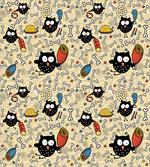 Hungry Owls Eating