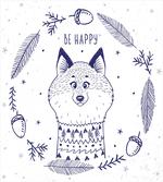 Fox with Hearts and Beam