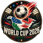 World Cup 2026 Soccer Ball Map Design