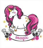 Unicorn with Pink Hair