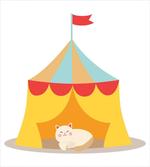 Furry Cat in a Circus