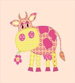 Childish Patchwork Cow