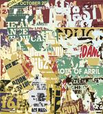 Old Torn Posters Collage