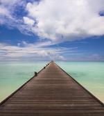 Peaceful View Long Jetty Ocean