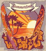 Retro Exotic Summer