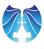Blue Twins Faces