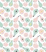 Apples Pears in Pastel Tones