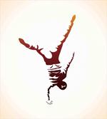Silhouette Breakdancer