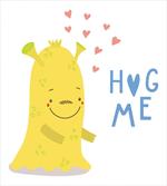 Monster and Hug Me Words