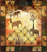 Grunge Elephants Roses