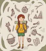 Hiker Girl Backpack