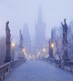 Foggy Prague Streets artwork