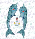 Animal Couple in Love