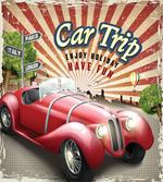 Road Trip Themed Travel artwork