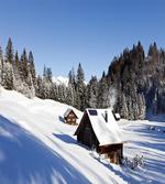 Log Cabins in Mountains