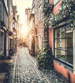 Old Town at Sunset Picture