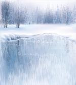 Icy River Cold Weather