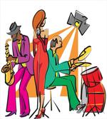 Jazz Band on Stage